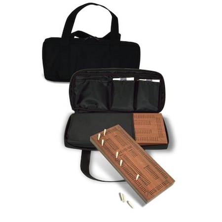 Sunnywood Sunnywood 3517 Traveling Triple Track Cribbage With Carrying Case 3517
